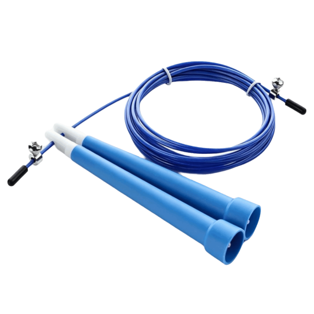 Skipping Rope Pvc - เชือกกระโดดลวดเหล็กทนทาน ปรับความยาวได้ ไม่พันกัน เชือกกระโดดความเร็วสูง เคลือบ PVC