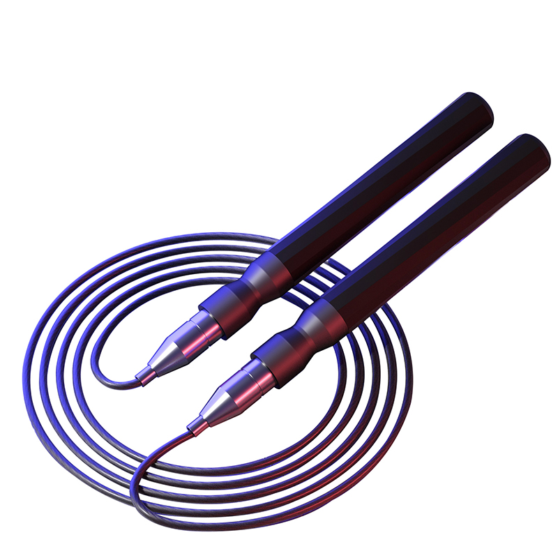 Skipping Rope Pvc - เชือกกระโดด, เชือกกระโดดความเร็วสูงที่พันกันได้พร้อมลูกปืนสําหรับผู้หญิง, ผู้ชายและเด็ก, เชือกกระโดดเหล็กปรับได้