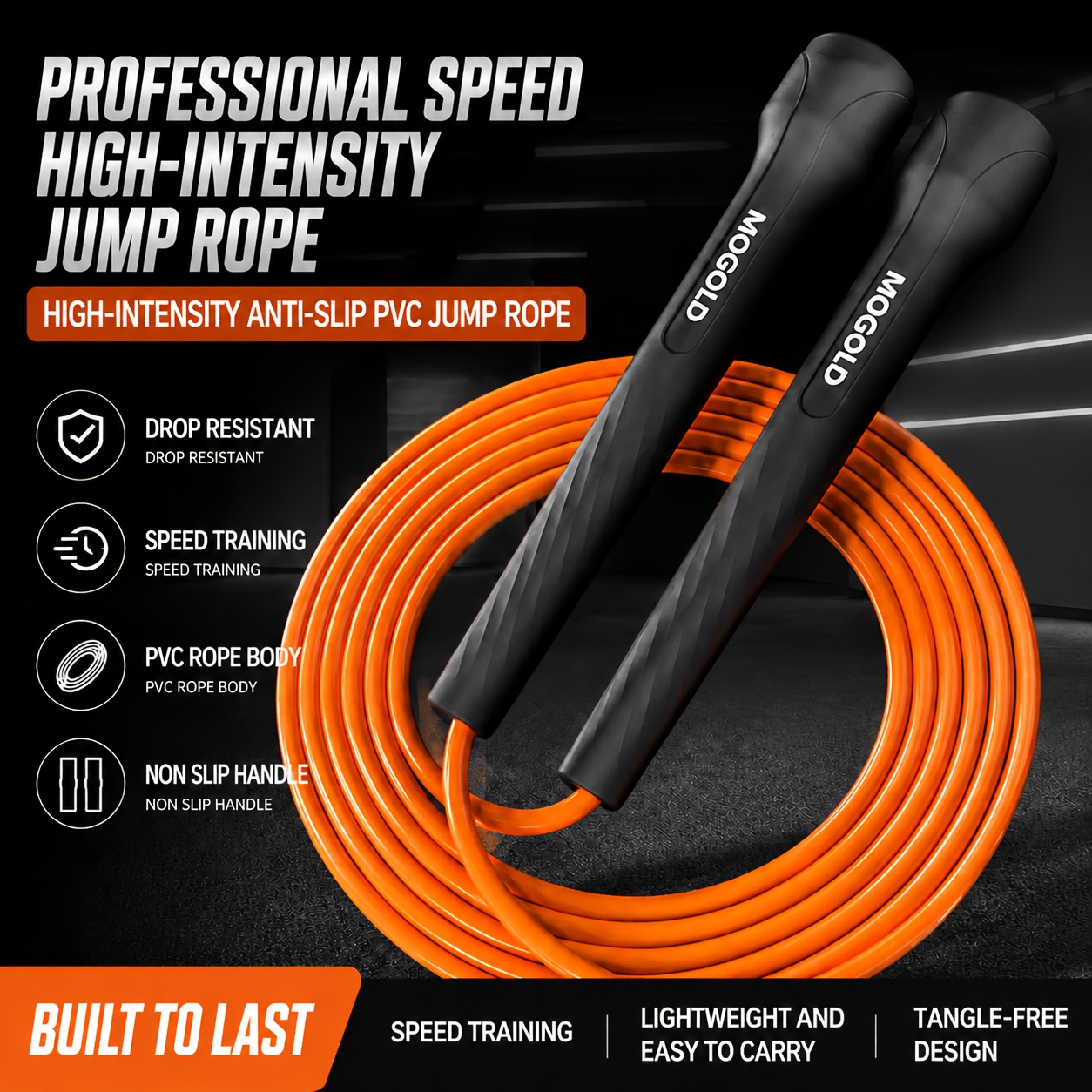 เชือกกระโดดความเร็วระดับมืออาช - Skipping Rope Pvc บทวิจารณ์และราคา