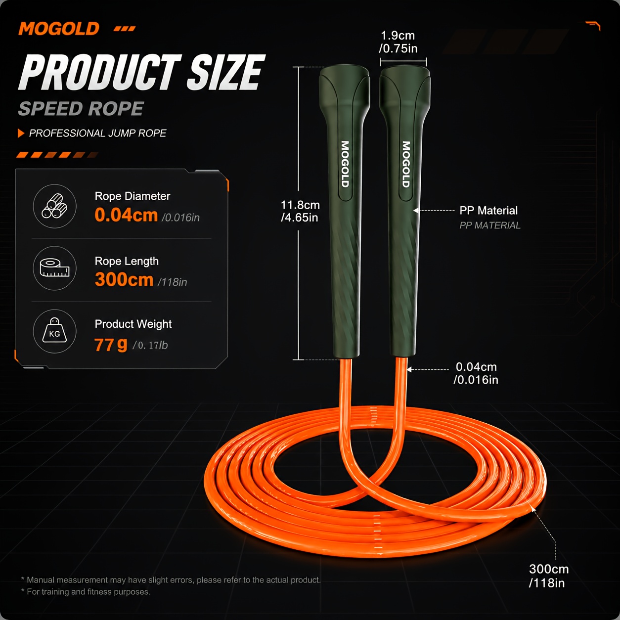 เชือกกระโดดความเร็วระดับมืออาช - Skipping Rope Pvc บทวิจารณ์และราคา