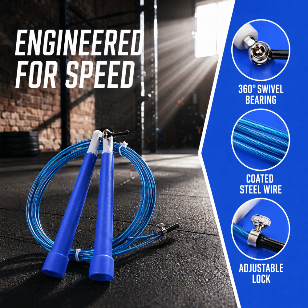 เชือกกระโดดลวดเหล็กทนทาน ปรับค - Skipping Rope Pvc บทวิจารณ์และราคา