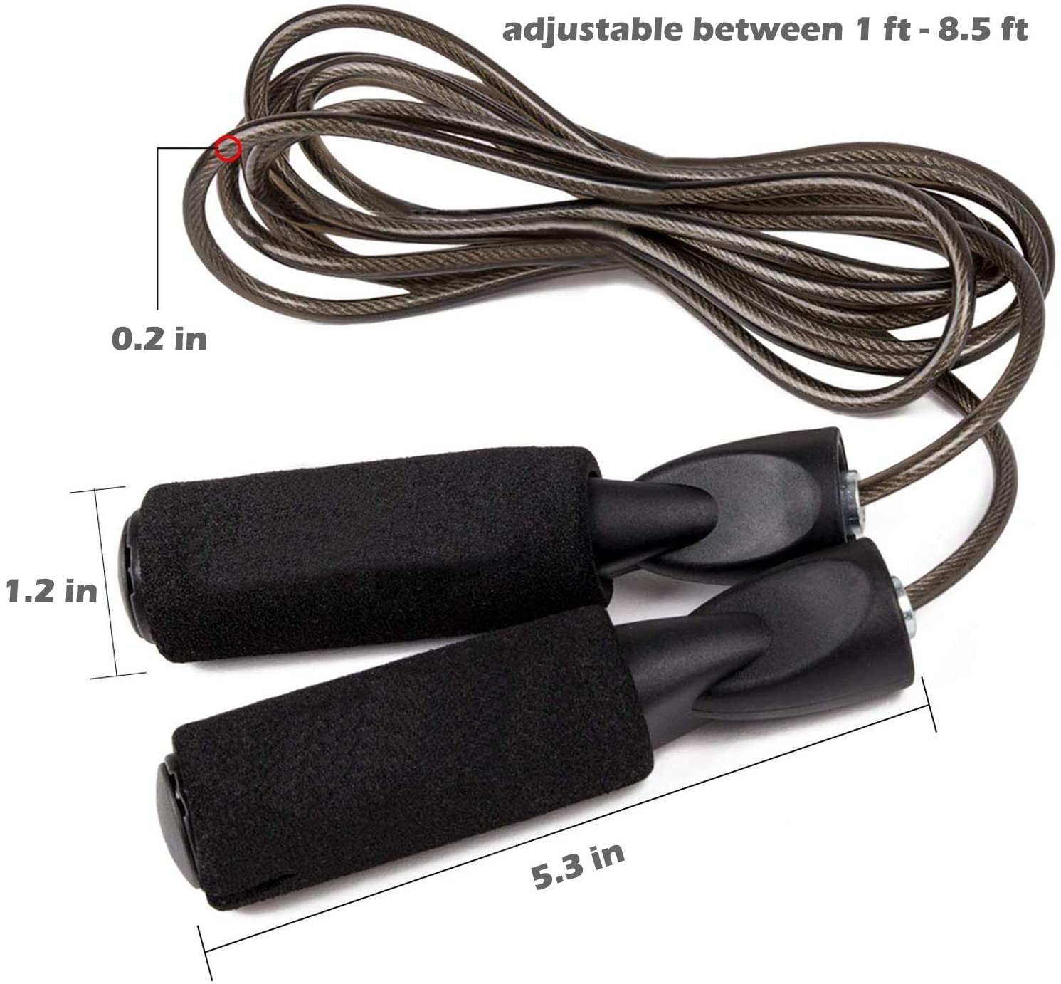 เชือกกระโดดครอสฟิตแบบปรับได้สำ - Crossfit No Equipment Workouts บทวิจารณ์และราคา