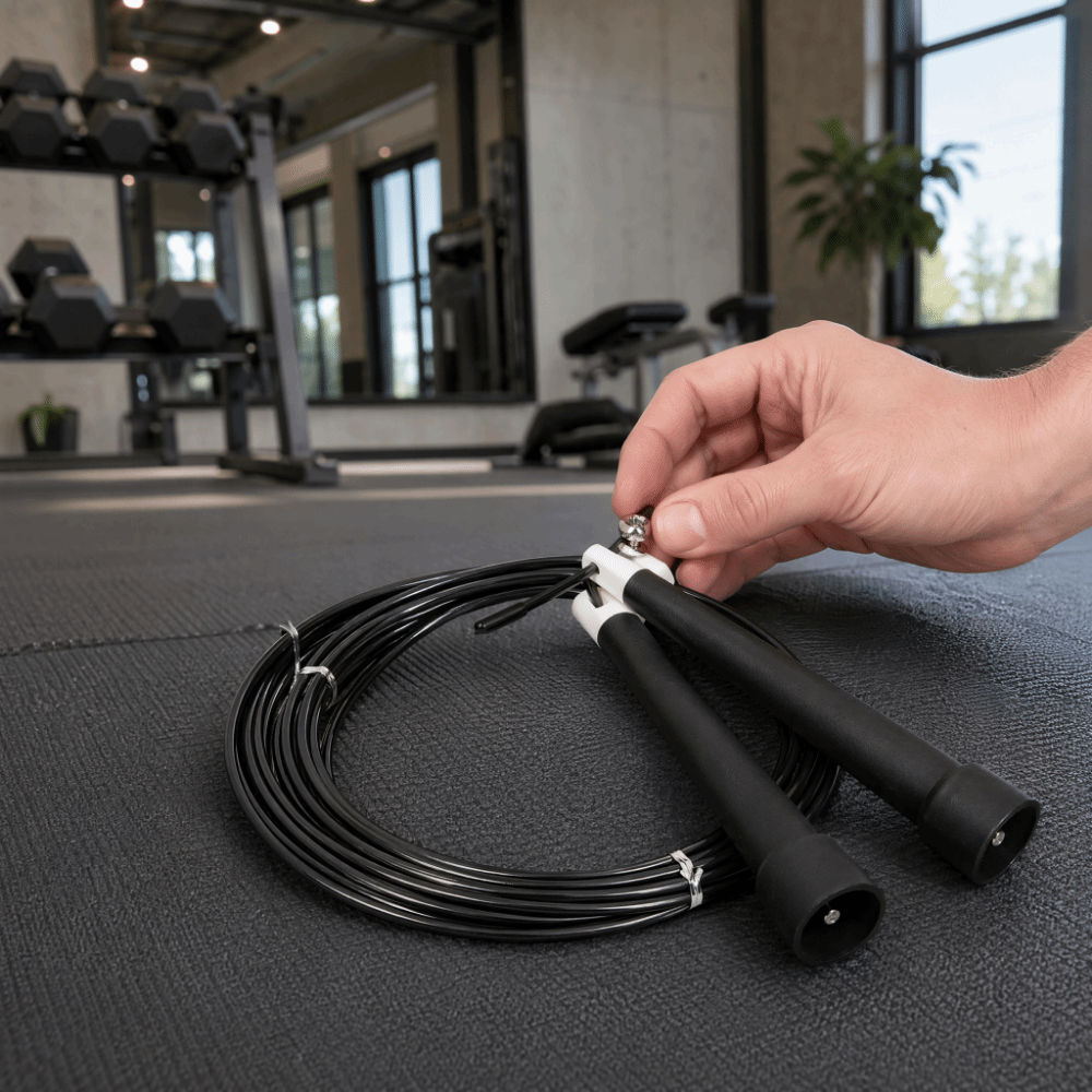 เชือกกระโดดแบบพกพา ทำจากลวดเหล - Skipping Rope Pvc บทวิจารณ์และราคา