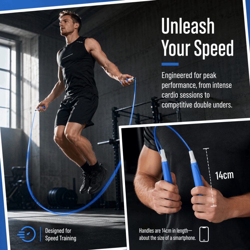 เชือกกระโดดแบบพกพา ทำจากลวดเหล - Skipping Rope Pvc บทวิจารณ์และราคา